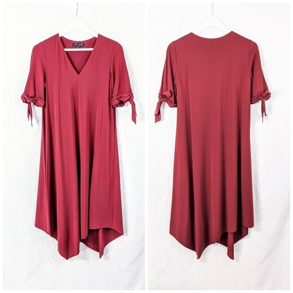 Lafayette 148 NY Noor Asymmetrical Shift Dress - Picture 1 of 5